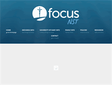 Tablet Screenshot of focusnst.org